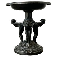 Vintage Neoclassical Three Graces Compote