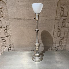 Vintage Neoclassical Torchiere Table Lamp Attributed Stiffel Rembrandt