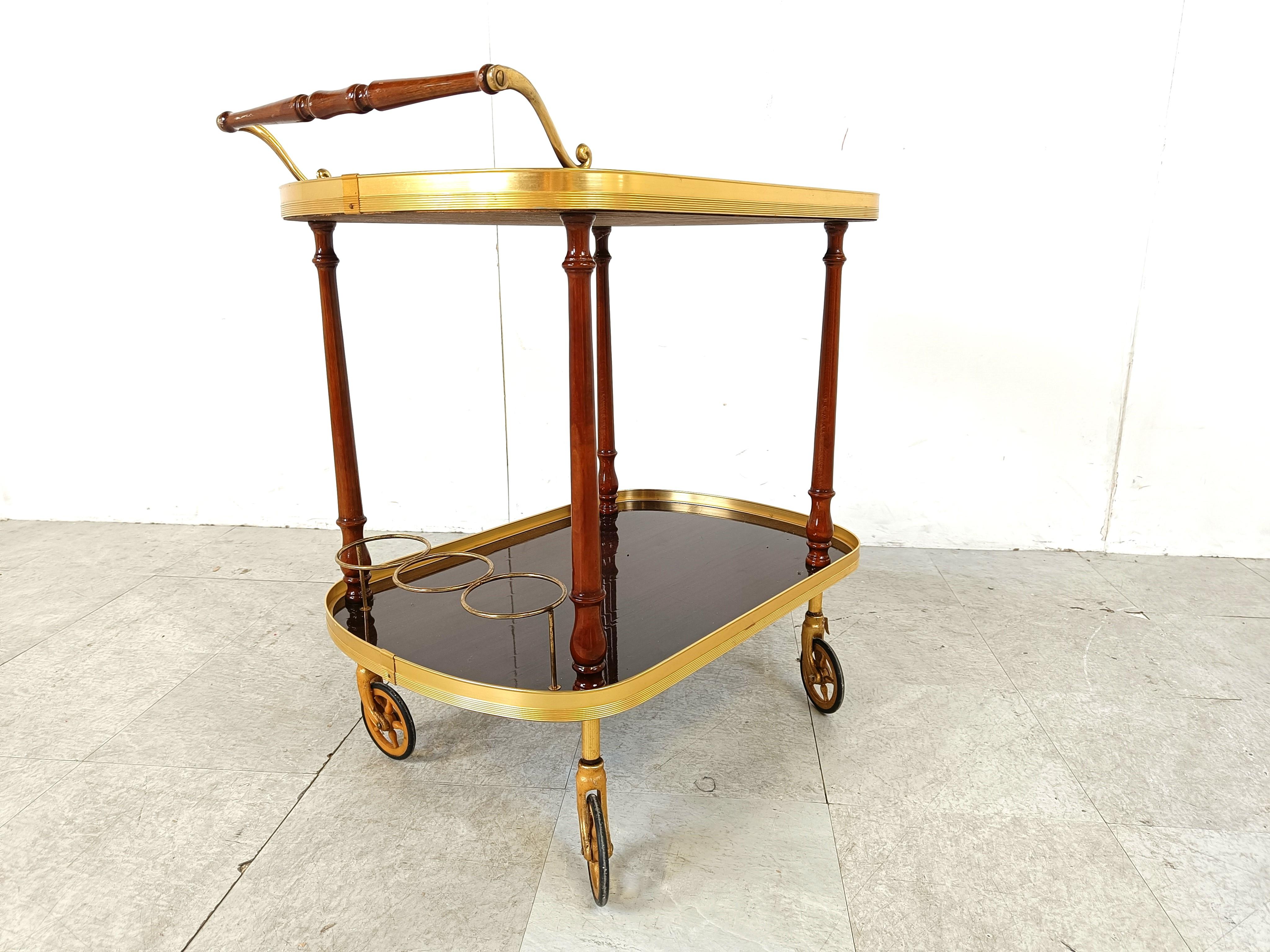 Vintage neoclassical trolley, 1960s  For Sale 3