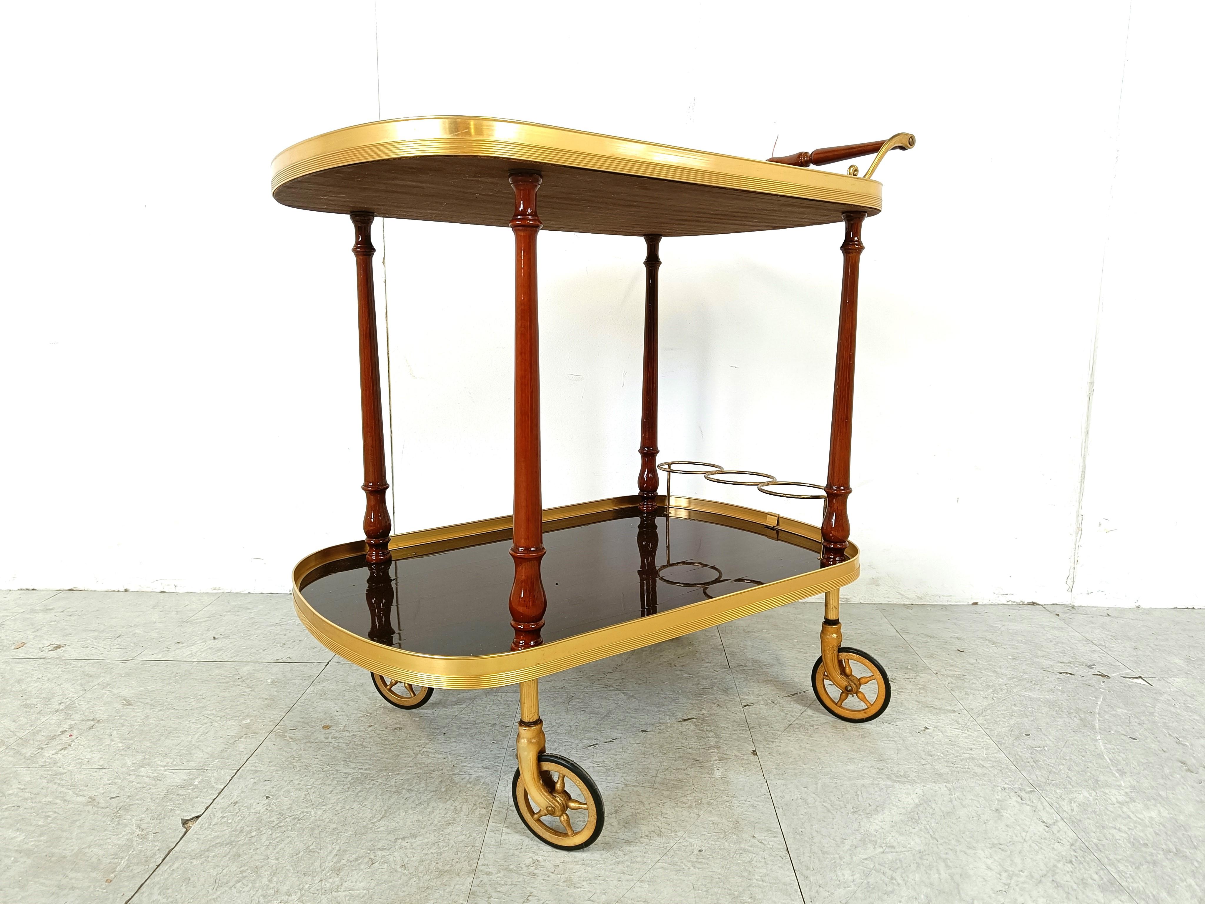 French Vintage neoclassical trolley, 1960s  For Sale