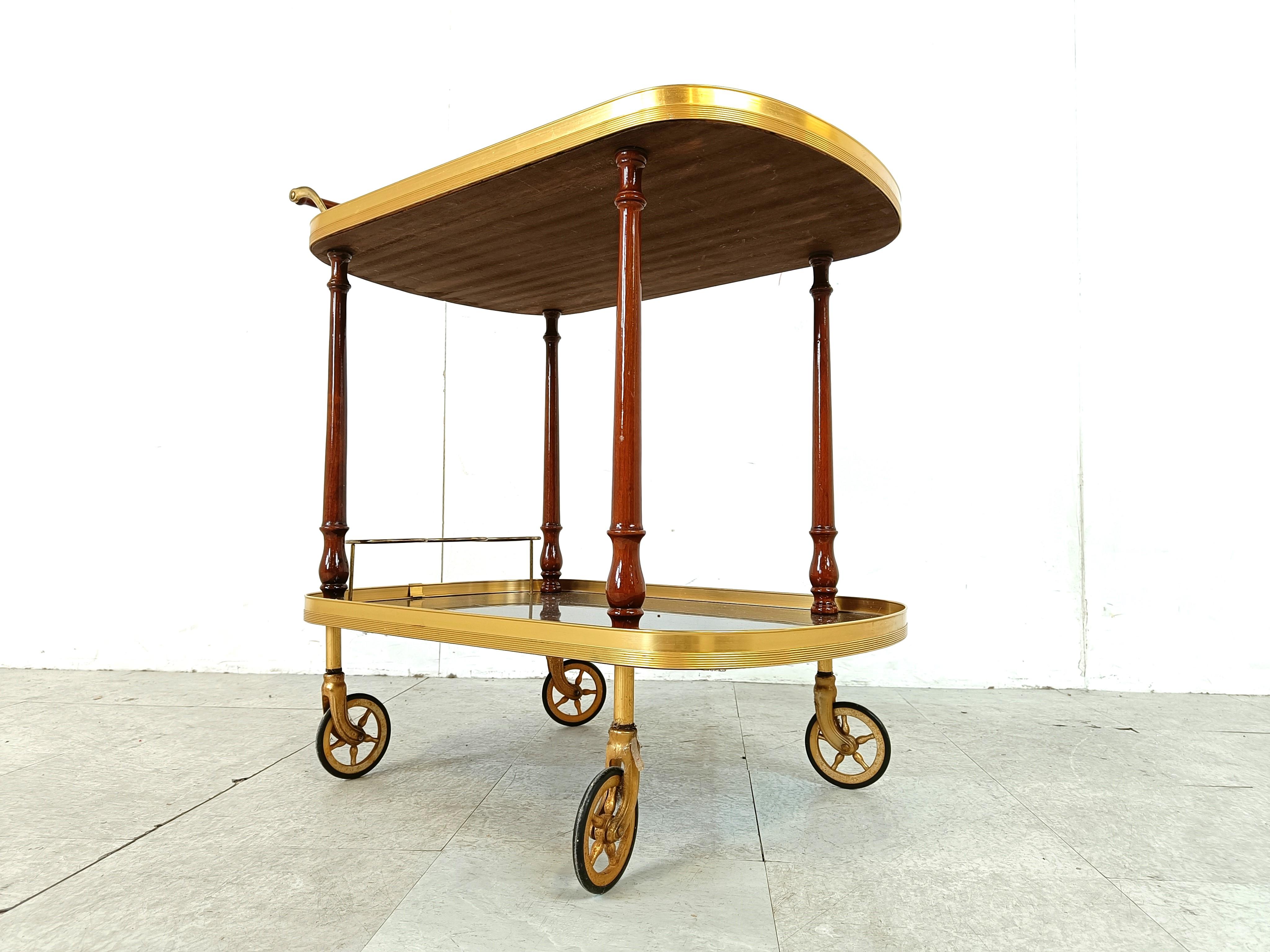 Vintage neoclassical trolley, 1960s  For Sale 2