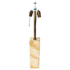 Vintage Nessen Studio Marble Table Lamp