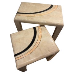 Vintage Nest of Marble Tables By Robert Marcius for Casa Bique, 1980s