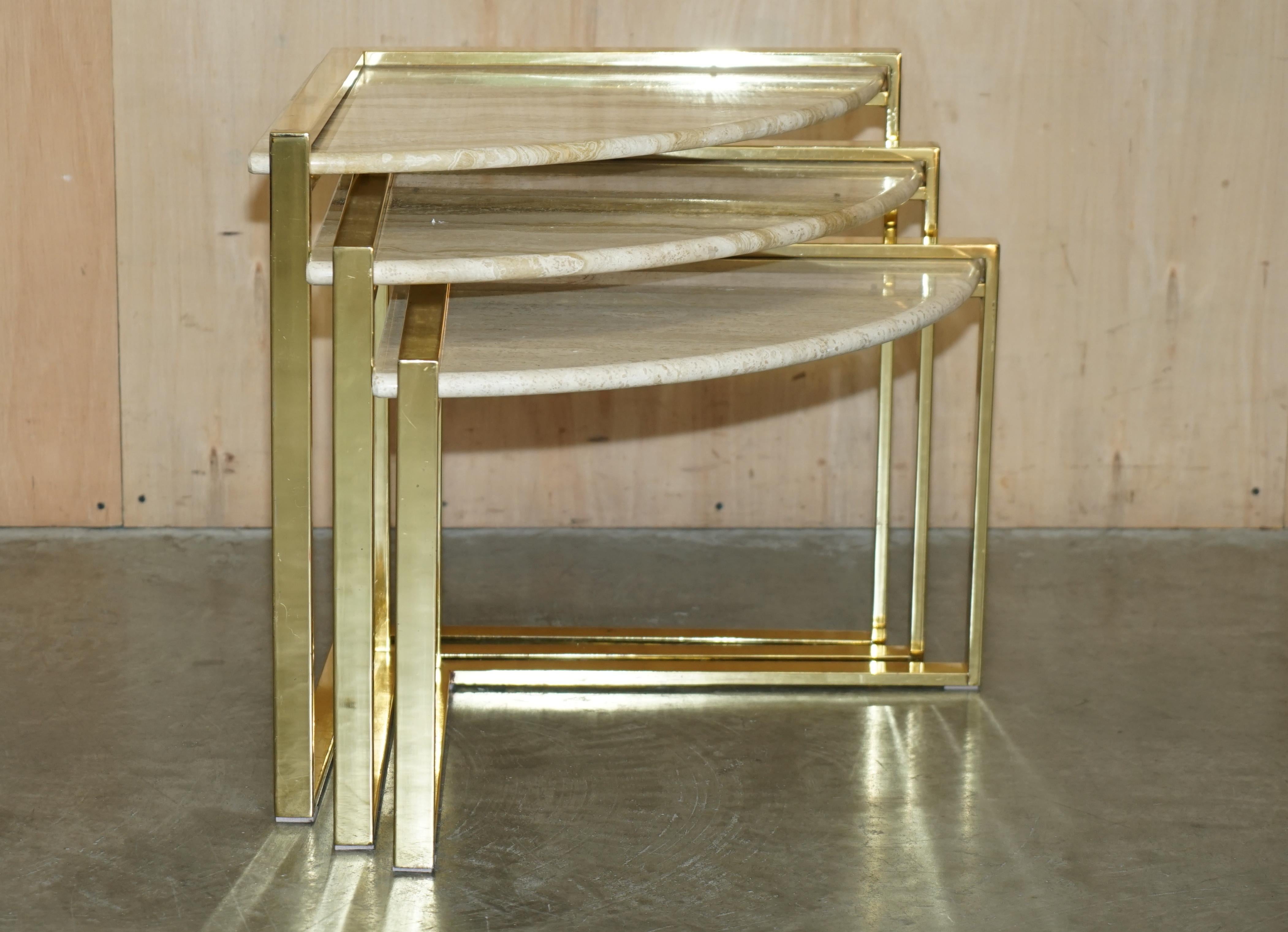 Royal House Antiques

Royal House Antiques is delighted to offer for sale this stylish vintage brass and marble nest of three corner tables

Please note the delivery fee listed is just a guide, it covers within the M25 only for the UK and local