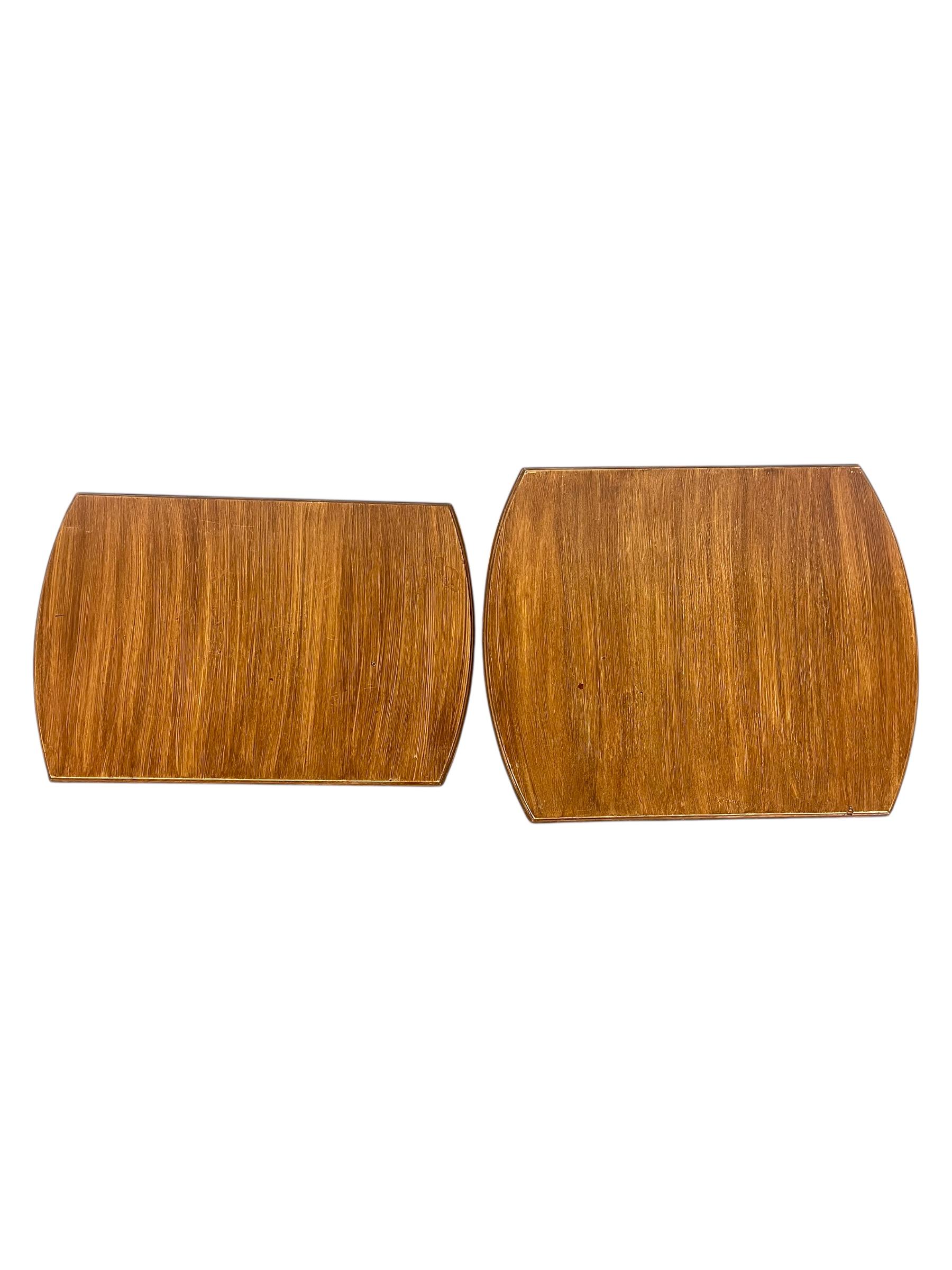 Mesa auxiliar anidada vintage Demi Lune de estilo federal y neoclásico en Bueno estado para la venta en Seattle, WA