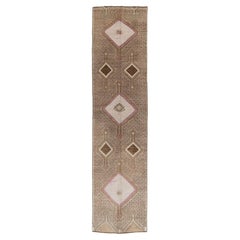 Vintage Neutral Kars Runner Rug