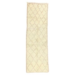 Alfombra marroquí vintage neutra, el sutil shibui se une al acogedor hygge