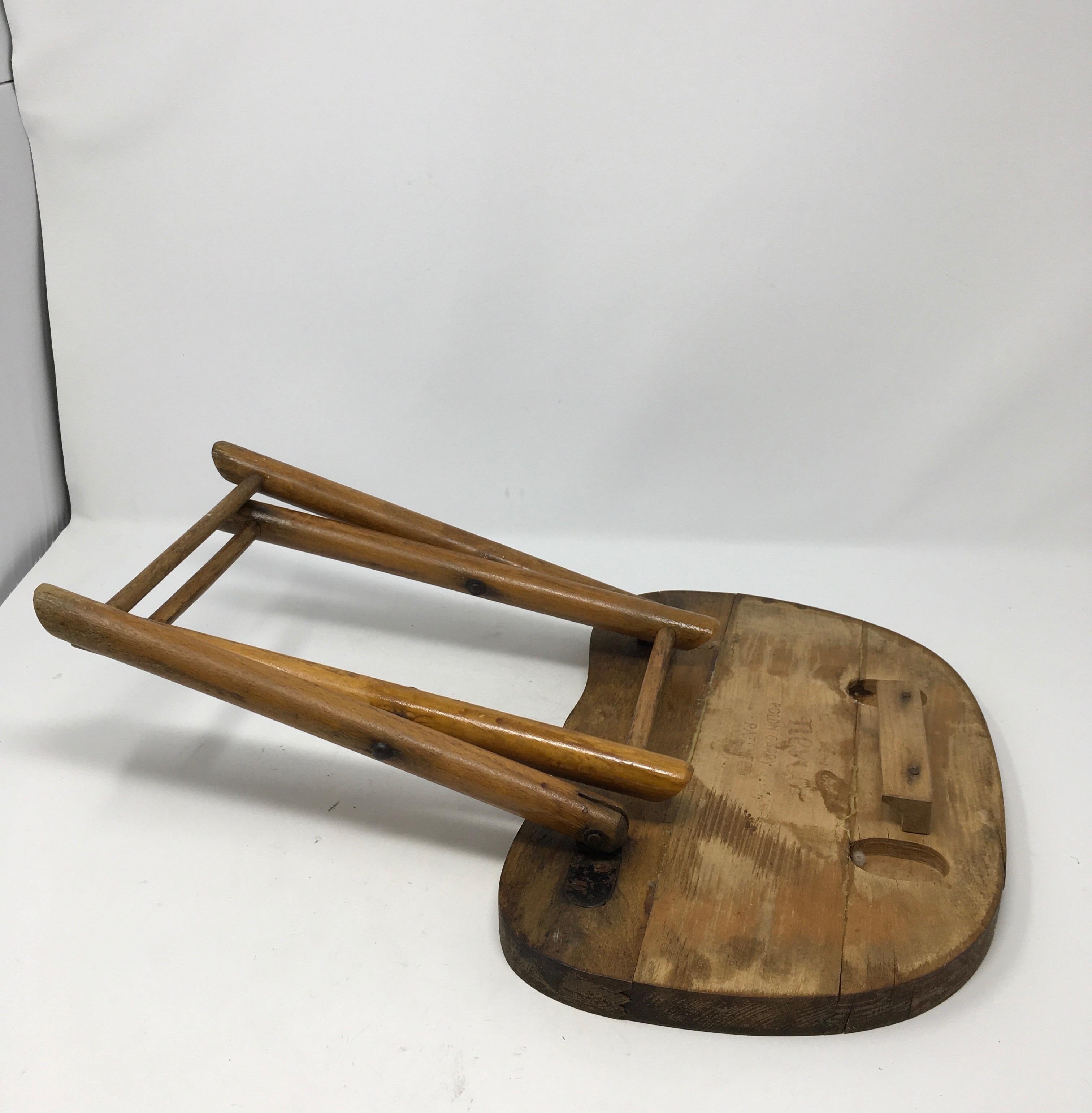 Vintage Nevco Fold and Carry Stool 1