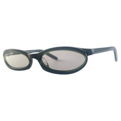 Vintage Nuevo Alexander McQueen Despacho Sirena 42 0033  Gafas de sol Made in Japan