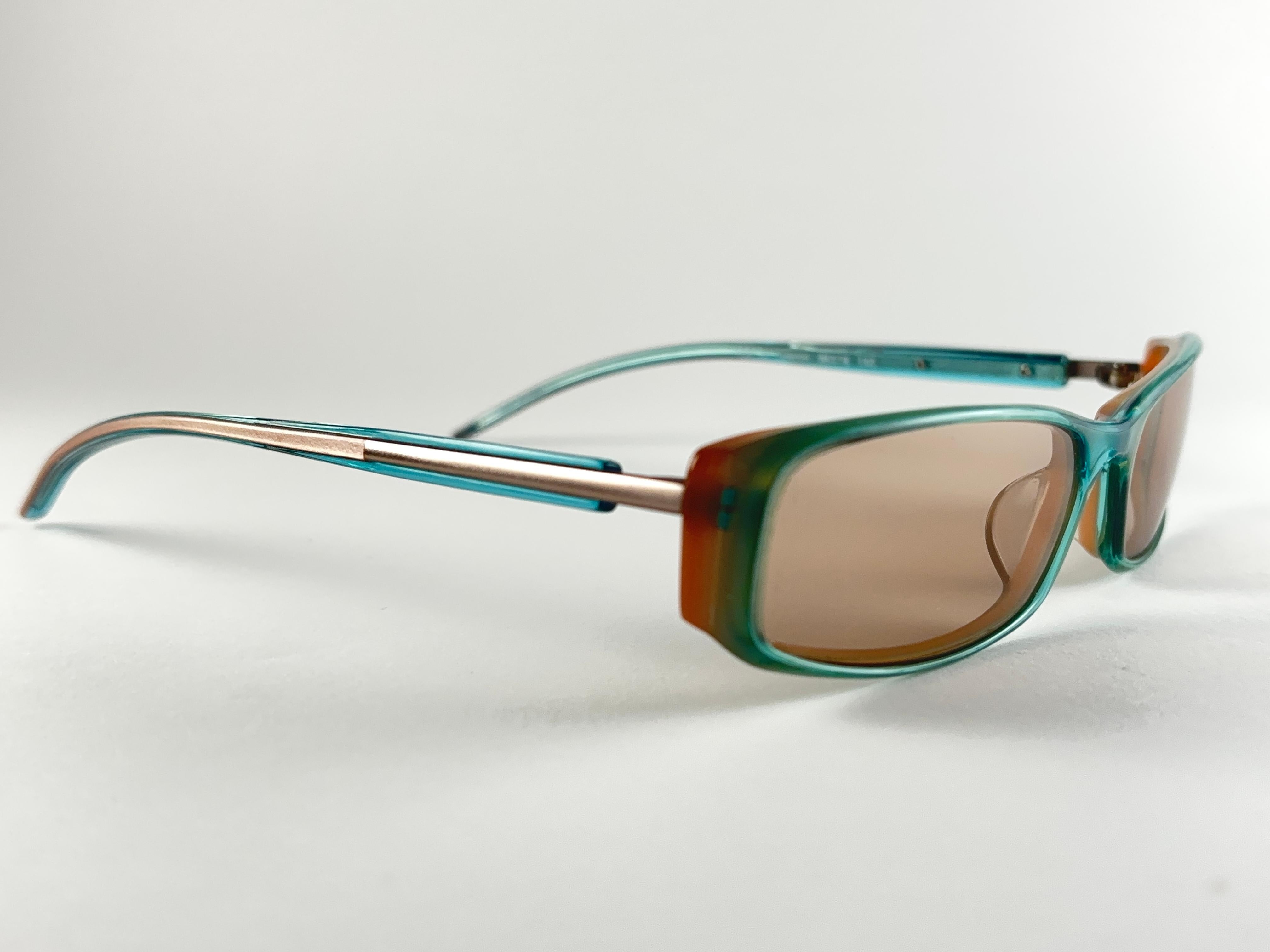 Vintage New Alexander McQueen Office Siren Made in Japan Sonnenbrille im Zustand „Hervorragend“ im Angebot in Baleares, Baleares