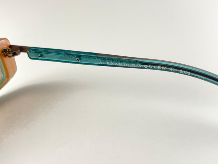 Lunettes De Soleil Alexander McQueen Vintage Années 2000 - Archives Du Japon, Très Bon état