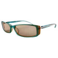 Gafas de sol Vintage New Alexander McQueen Office Siren Made in Japan