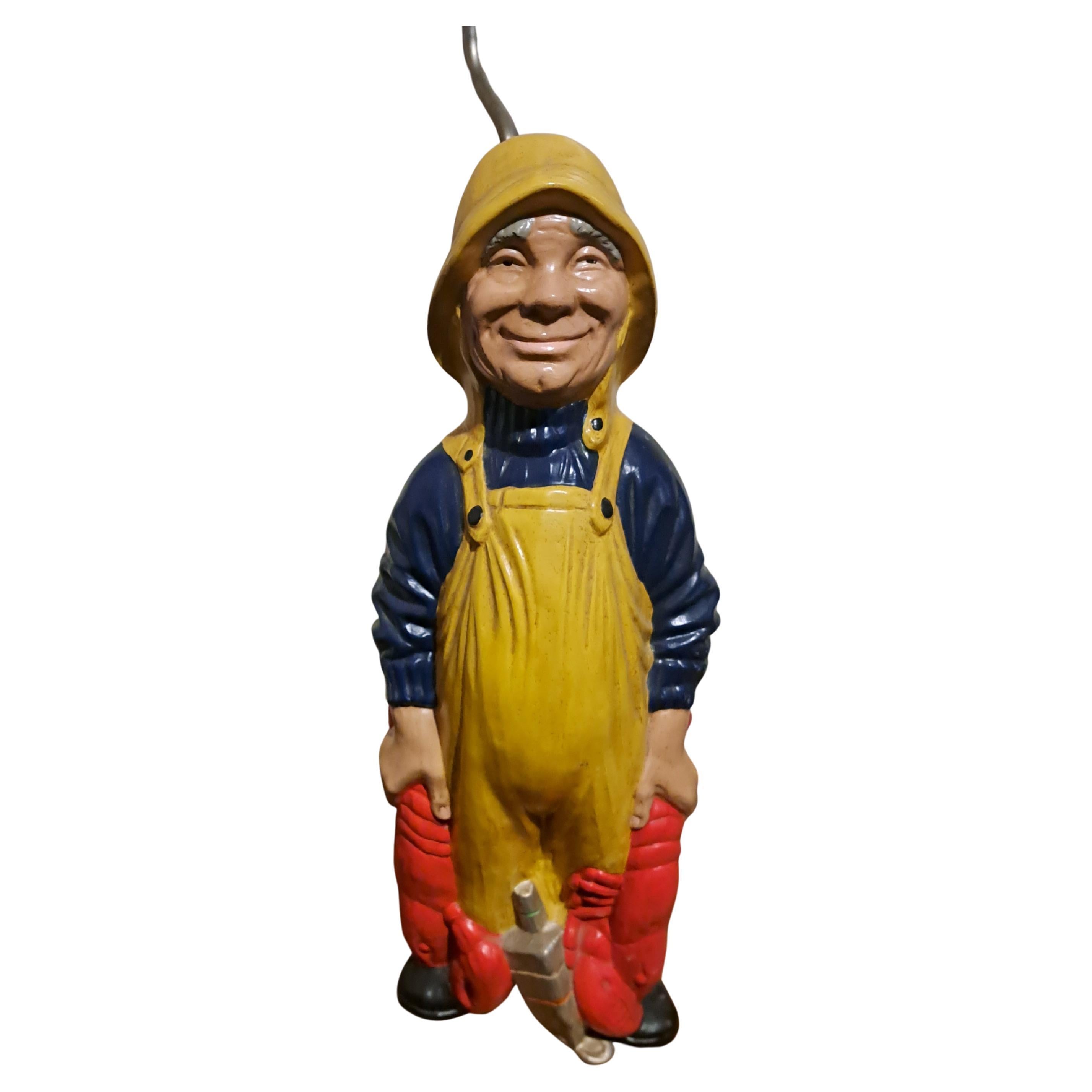 Lampe figurative Vintage New England Lobsterman