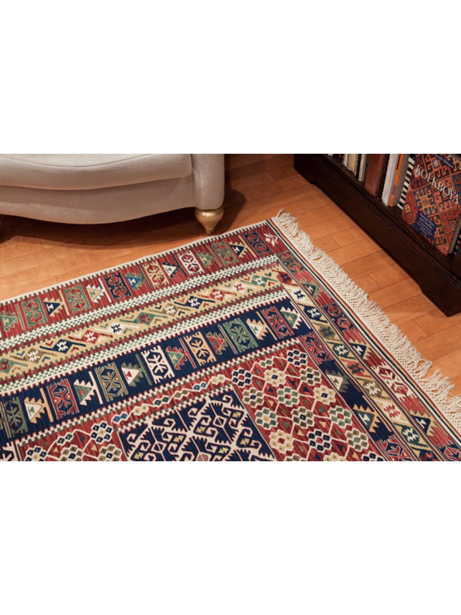 Hand-Knotted Vintage New Manisa Kilim Western Anatolian Rug, Turkish Carpet For Sale