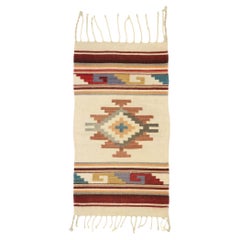 Vintage New Mexico Kilim Rug with Southwestern Style