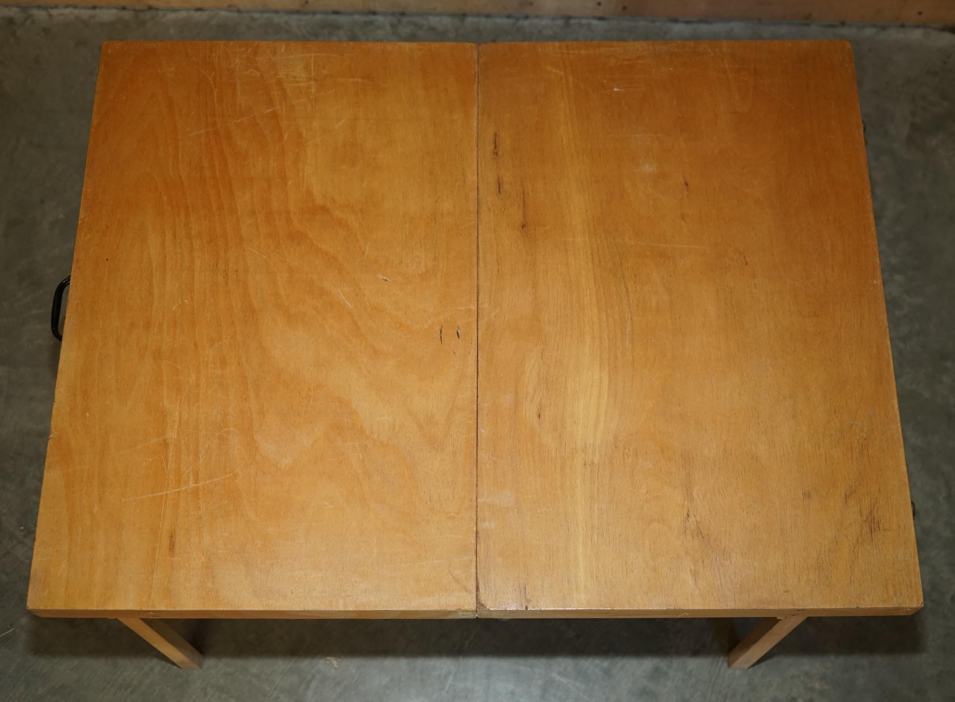 ViNTAGE NEW OLD STOCK COMPAC UK FOLDING CAMPING PICNIC TABLE & FOUR STOOLS For Sale 4
