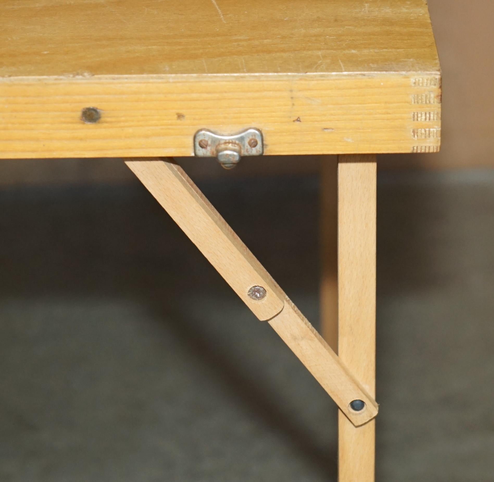 ViNTAGE NEW OLD STOCK COMPAC UK FOLDING CAMPING PICNIC TABLE & FOUR STOOLS For Sale 7
