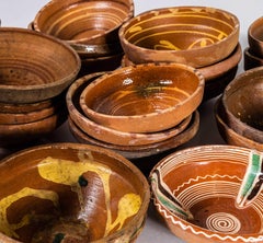 Vintage New Old Stock Hungarian Earthenware Bowls