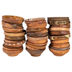 Vintage &New Old Stock ciotole di terracotta ungheresi