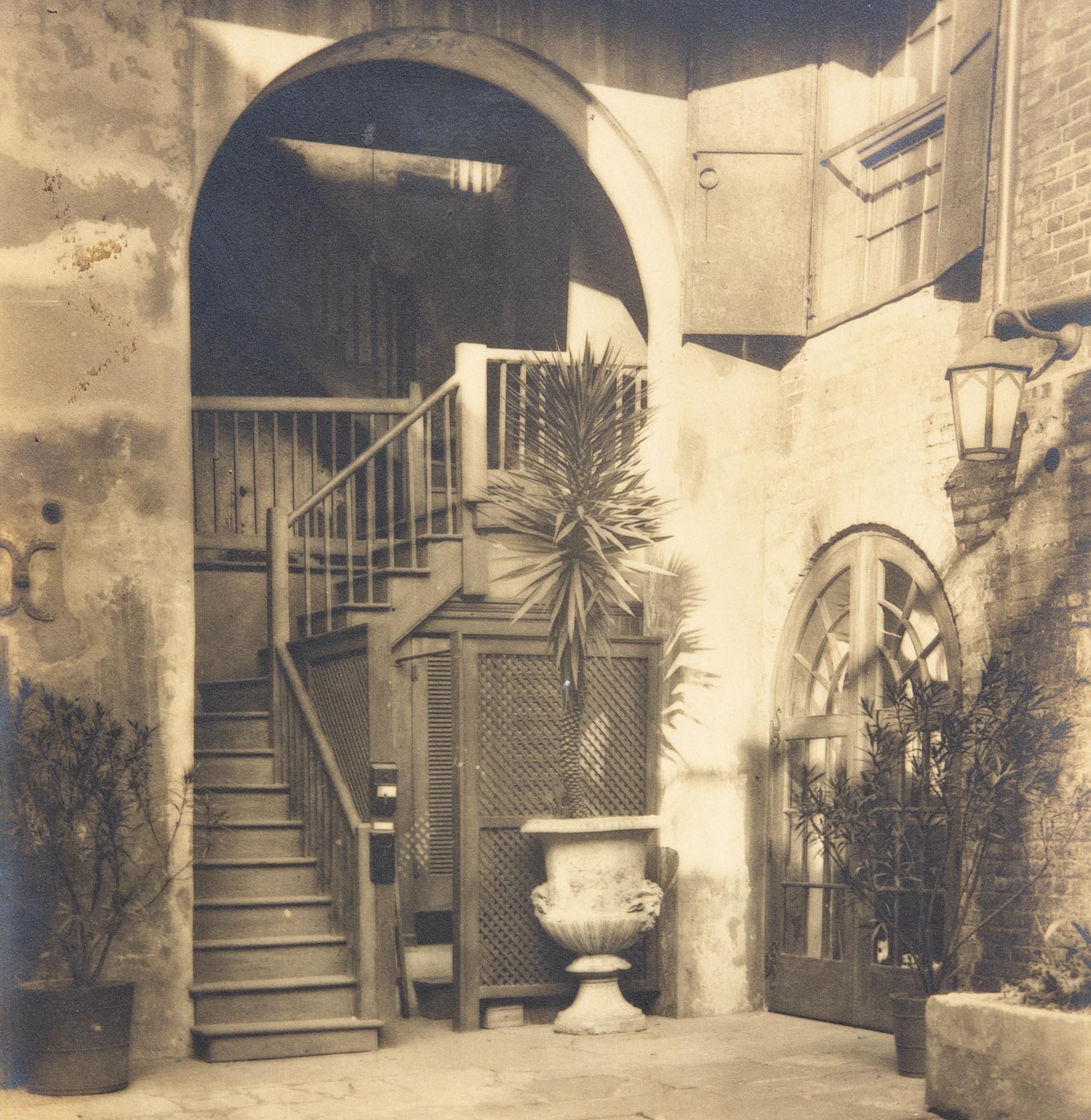 Americano Fotografia d'epoca del quartiere francese di Orleans 