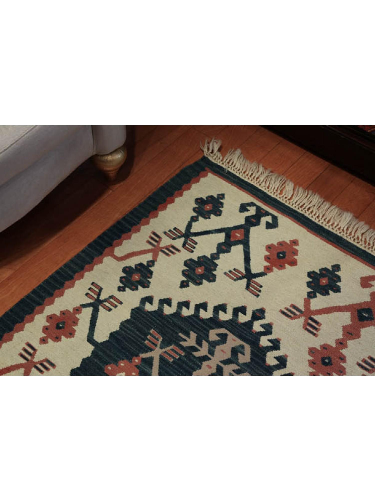 Hand-Knotted Vintage New Sarkoy Kilim Western Anatolian Rug, Turkish Carpet For Sale