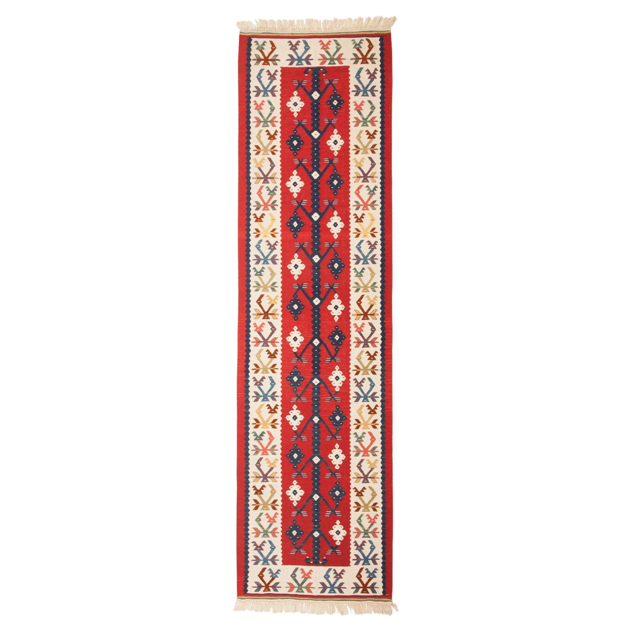 Tapis Kilim d'Anatolie occidentale Sarkoy, nouveau