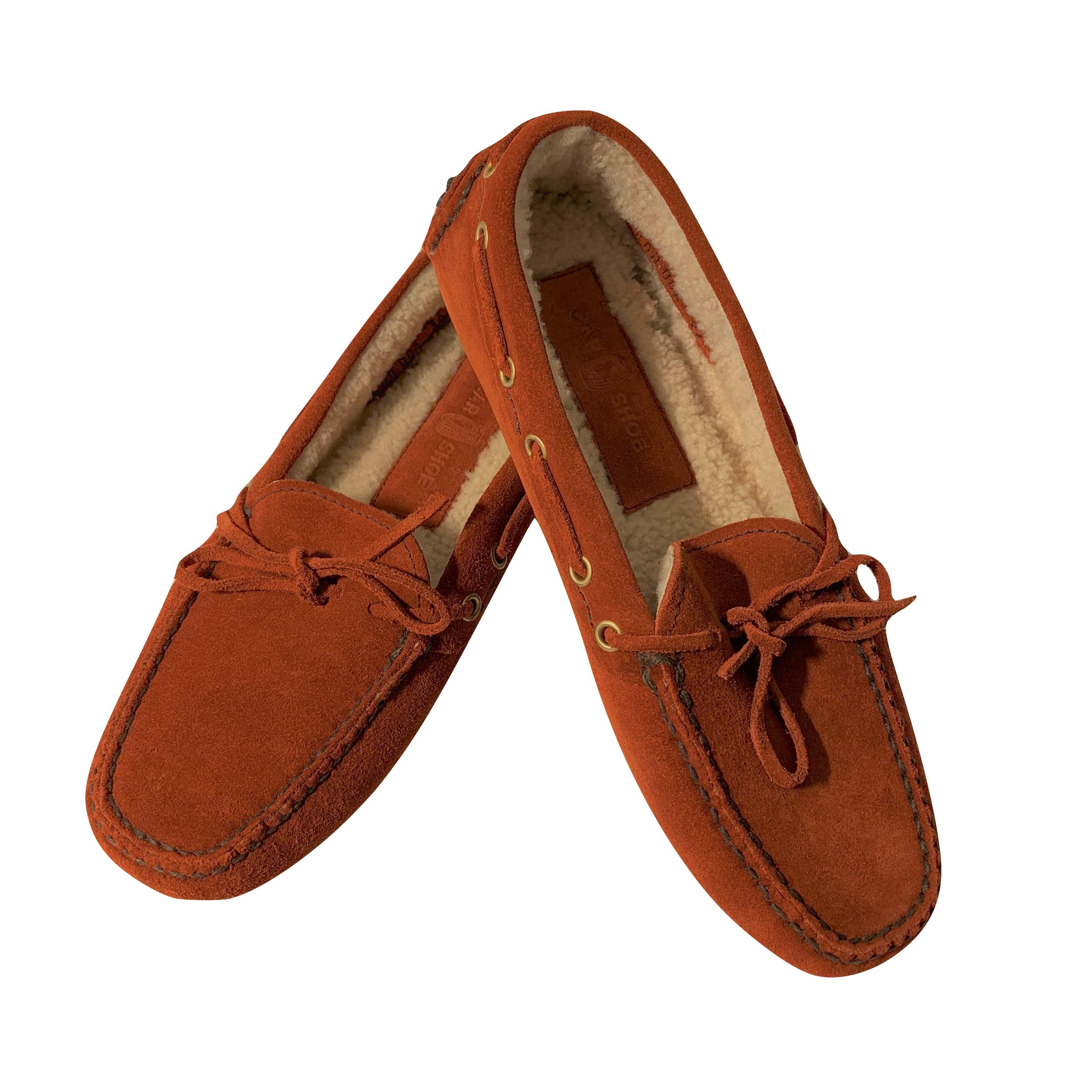 Vintage New The Original Prada Car Shoe Flat Moccasin Shearling Driving  Sz 36 en vente 5