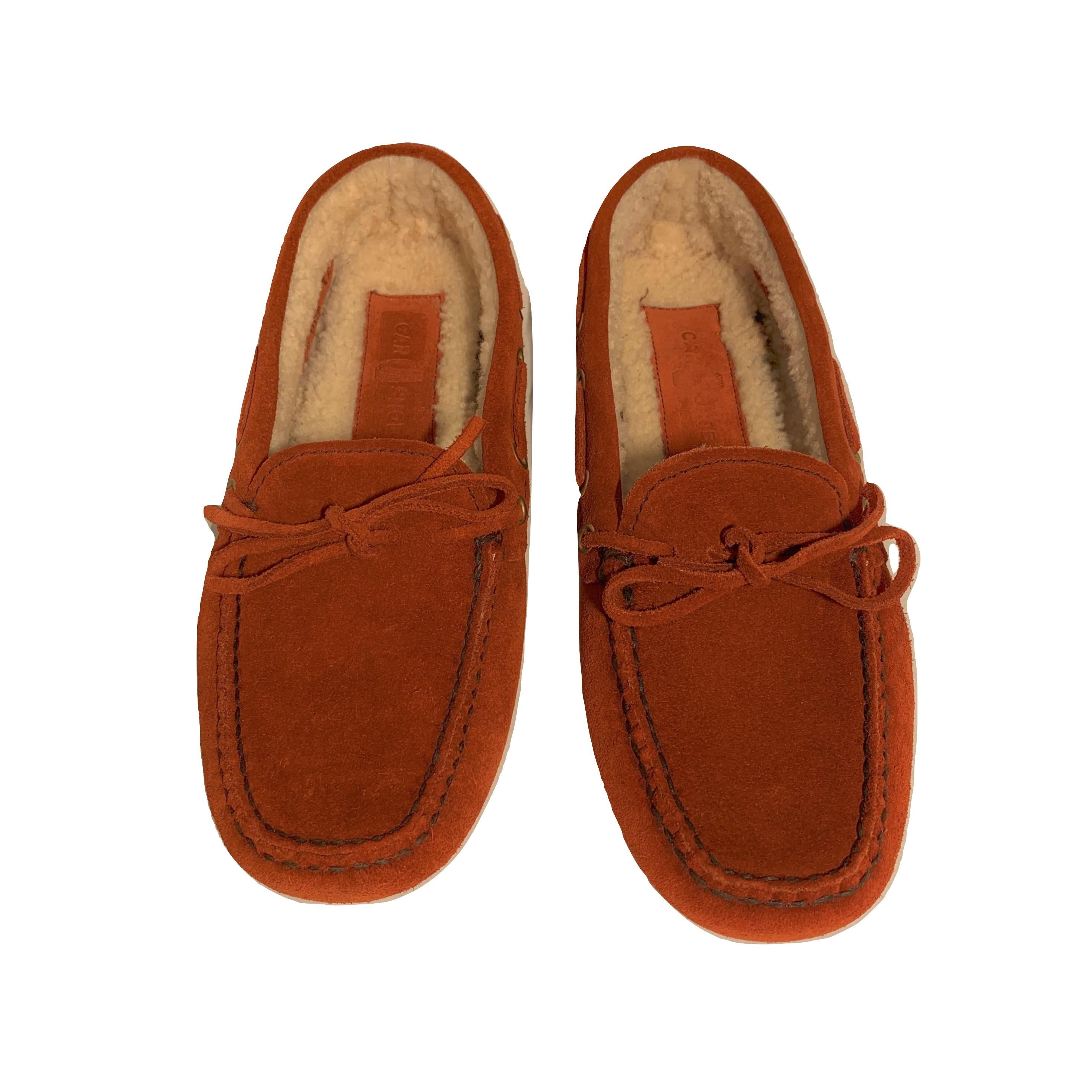 Vintage New The Original Prada Car Shoe Flat Moccasin Shearling Driving  Sz 36 Neuf - En vente à Ashburn, VA