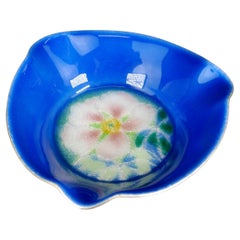 Vintage New Tokyo International Airport Authority Enamel Cherry Blossom Ashtray