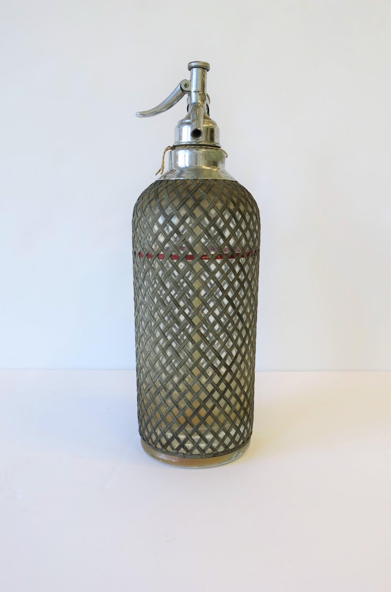 Vintage New York and Czech Seltzer Soda Water Bottle at 1stDibs