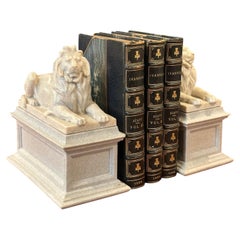 Vintage New York Public Library Patience and Fortitude Lion Bookends