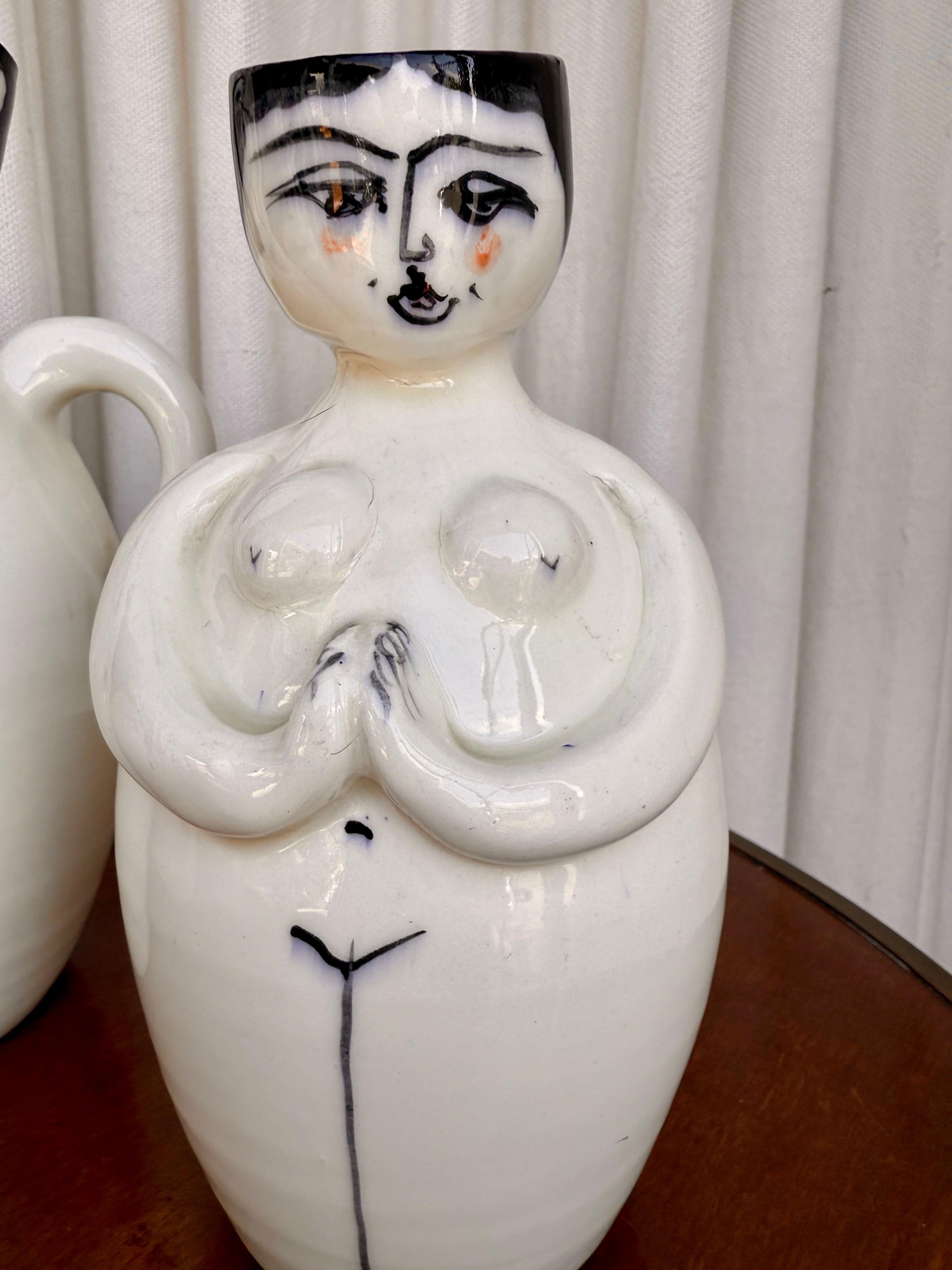 XX secolo Vasi d'epoca in ceramica neozelandese di Paul Laird, 