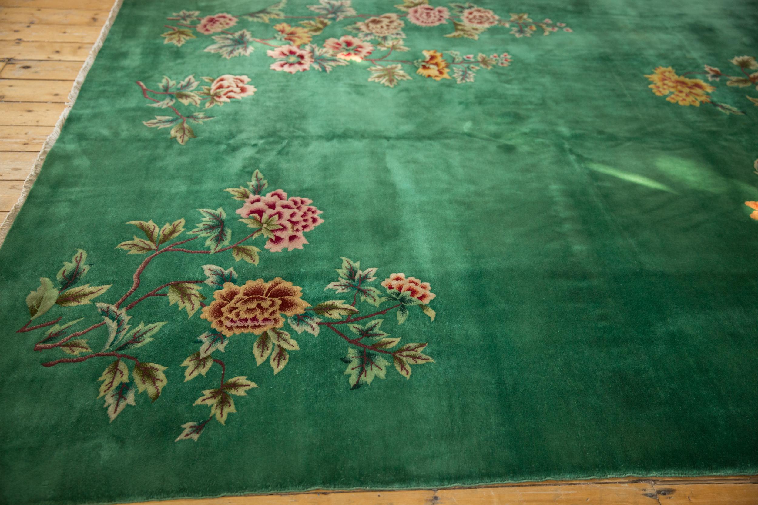 Vintage Nichols Art Deco Carpet In Good Condition For Sale In Katonah, NY