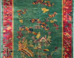 Vintage Nichols Chinese Pictorial Rug, circa 1920  10'8" x 18'5".