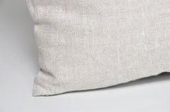 Vintage Nicole Miller Silk Fabric Pillow with Irish Linen Cushion