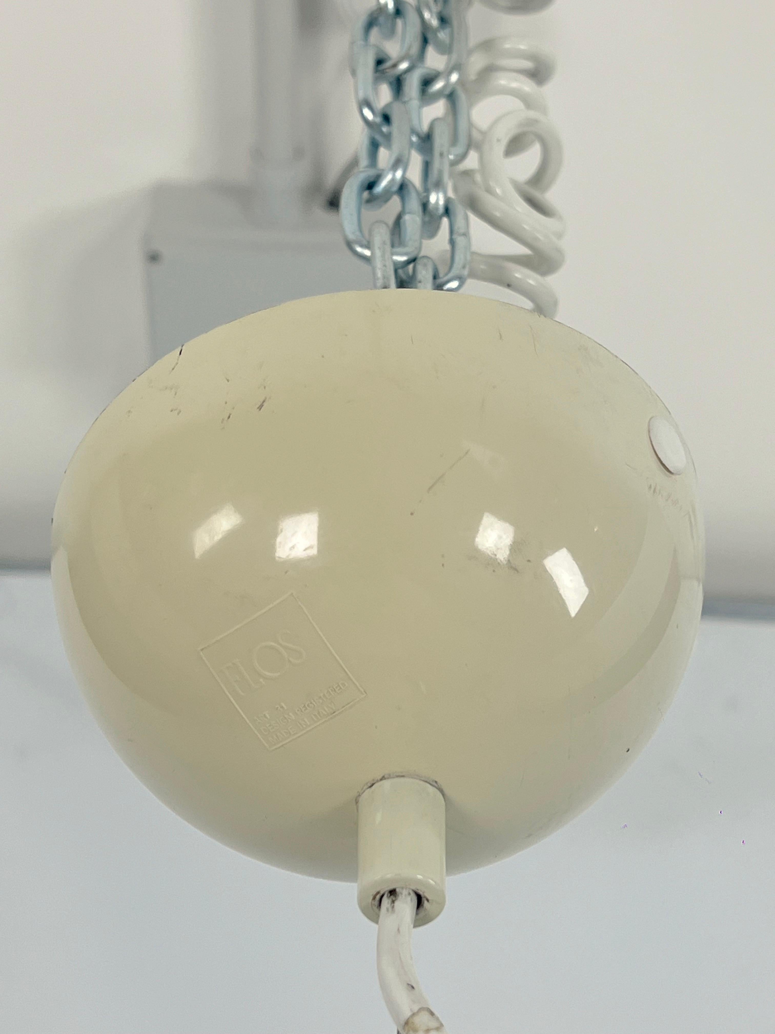 Vintage Nictea pendant light by Afra and Tobia Scarpa for Flos, 1960s For Sale 2