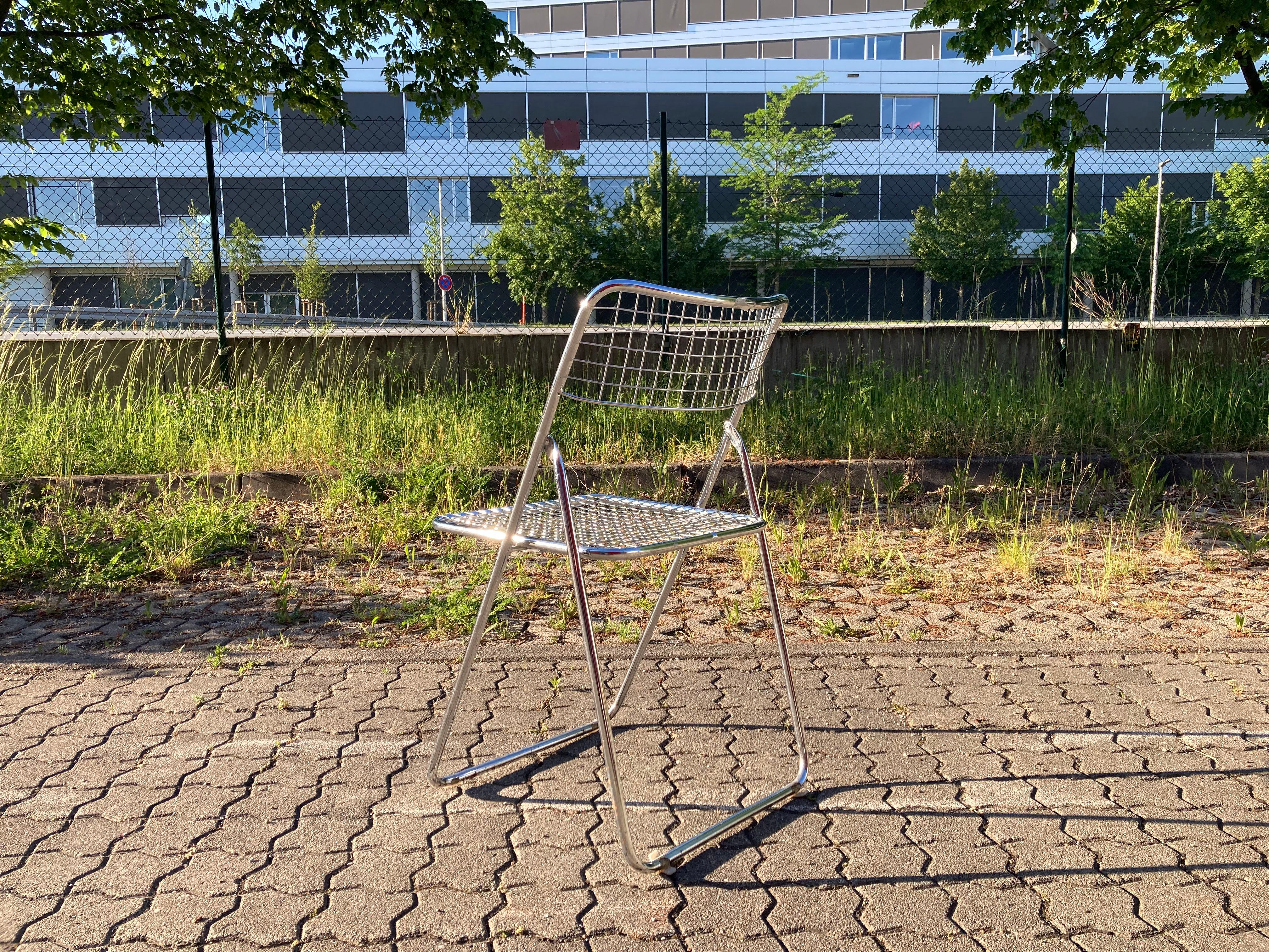 Vintage Niels Gammelgaard 1978 IKEA folding chairs Model Rappen