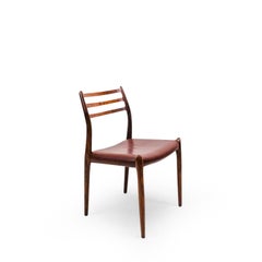 Vintage Niels Møller No 78 Chair in Rosewood
