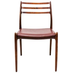 Vintage Niels Møller No 78 Chair in Rosewood