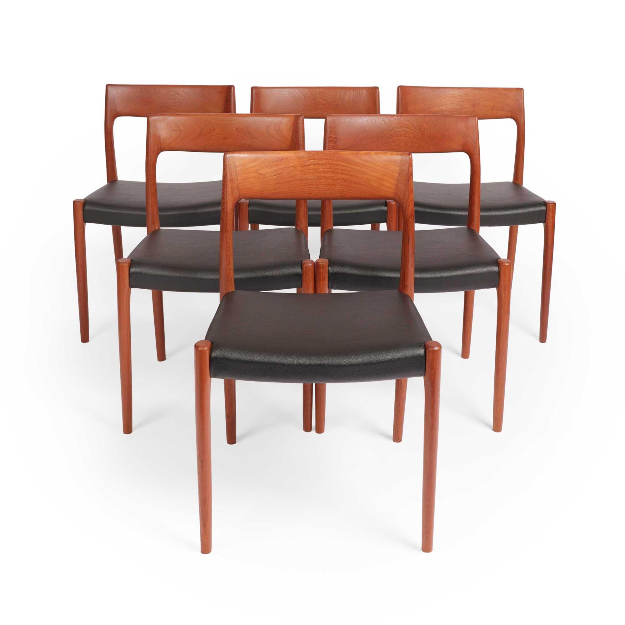 Niels Otto Møller, a distinguished Danish furniture designer and founder of J.L. Møllers Møbelfabrik, left an indelible mark on mid-century modern design. Renowned for his beautifully crafted wooden chairs, Møller's creations epitomized clean lines,