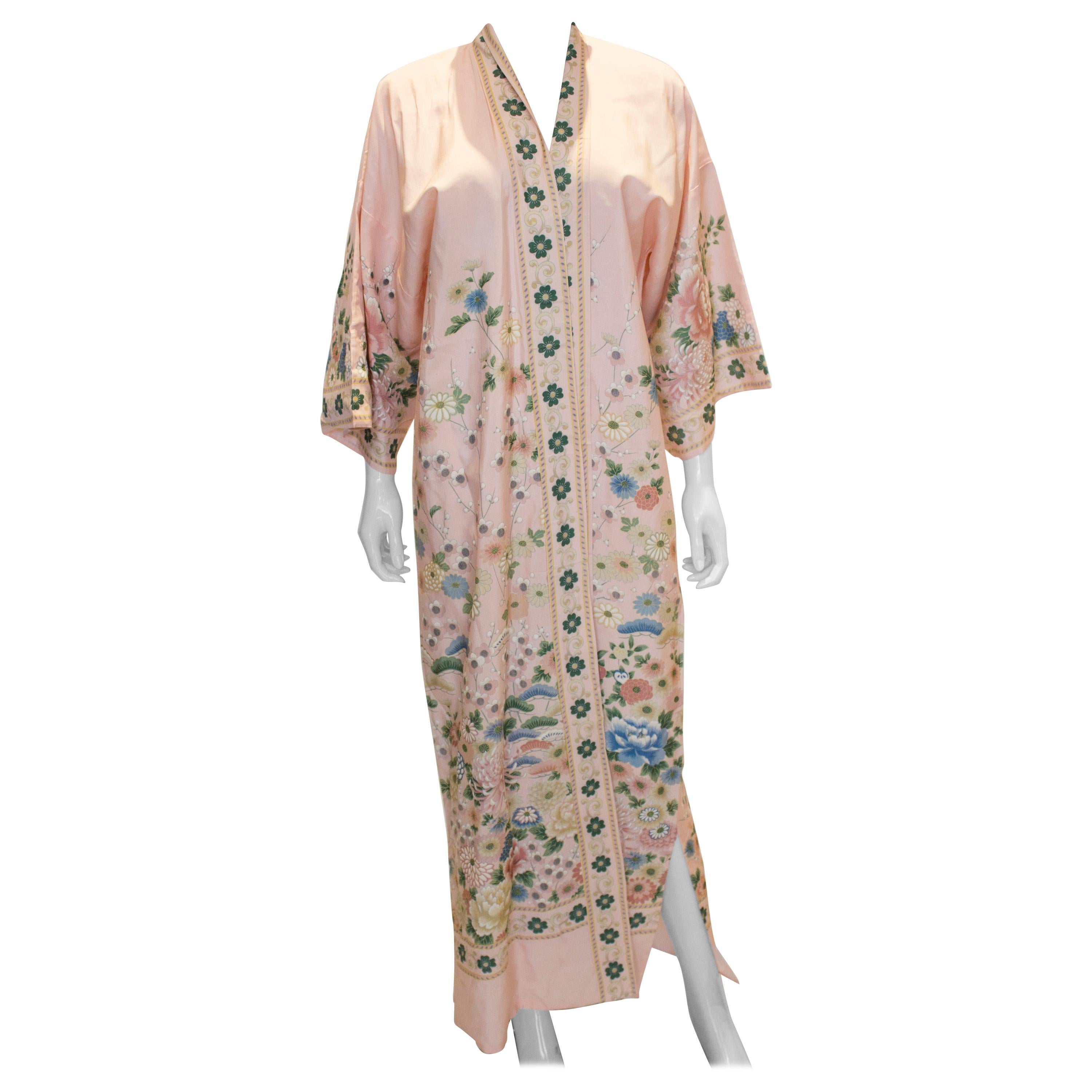 Vintage Nieman Marcus Silk Kimono