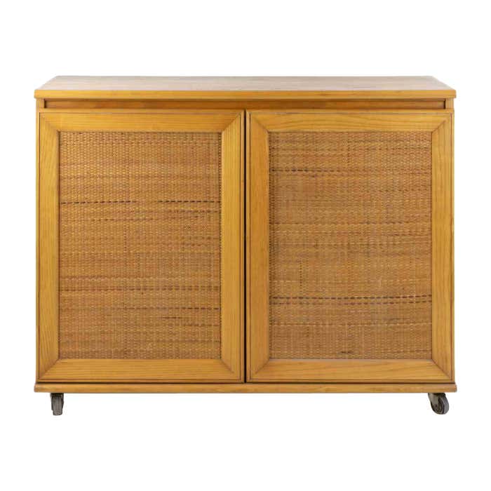 Tabel Desil Vintage Night Table, Wood, Italian Design, 1980s, Good Condition, 90cm ...