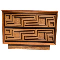 Comodino vintage di Bassett Furniture Industries, Mid Century, MCM