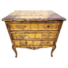 Vintage Nightstand Chest of Drawers Giltwood Gold Leaf