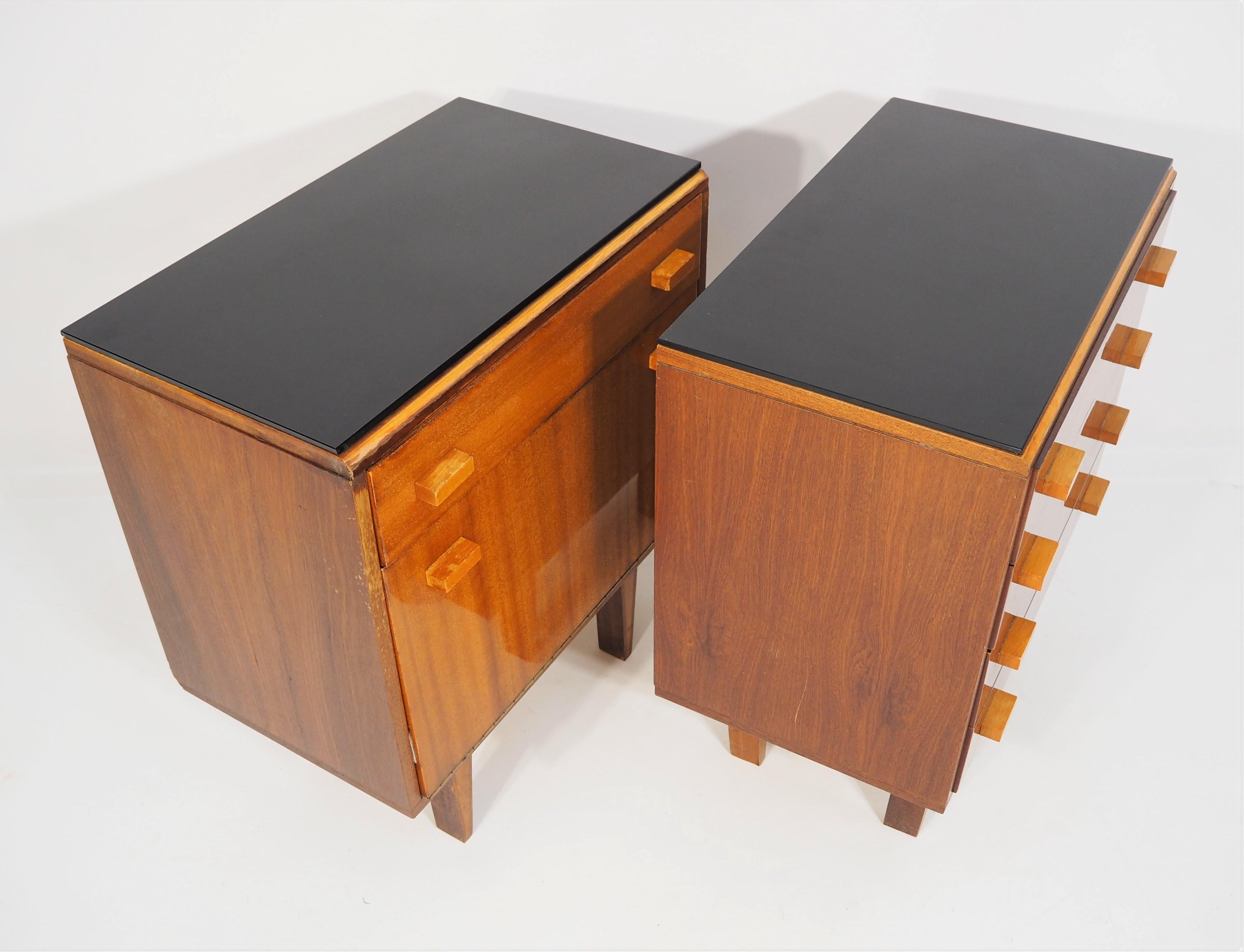 Czech Vintage Nightstands 1970s, Set of 2 For Sale