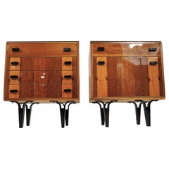 Vintage Nightstands 1970s, Set of 2 Vintage Nightstands 1970s, Set of 2