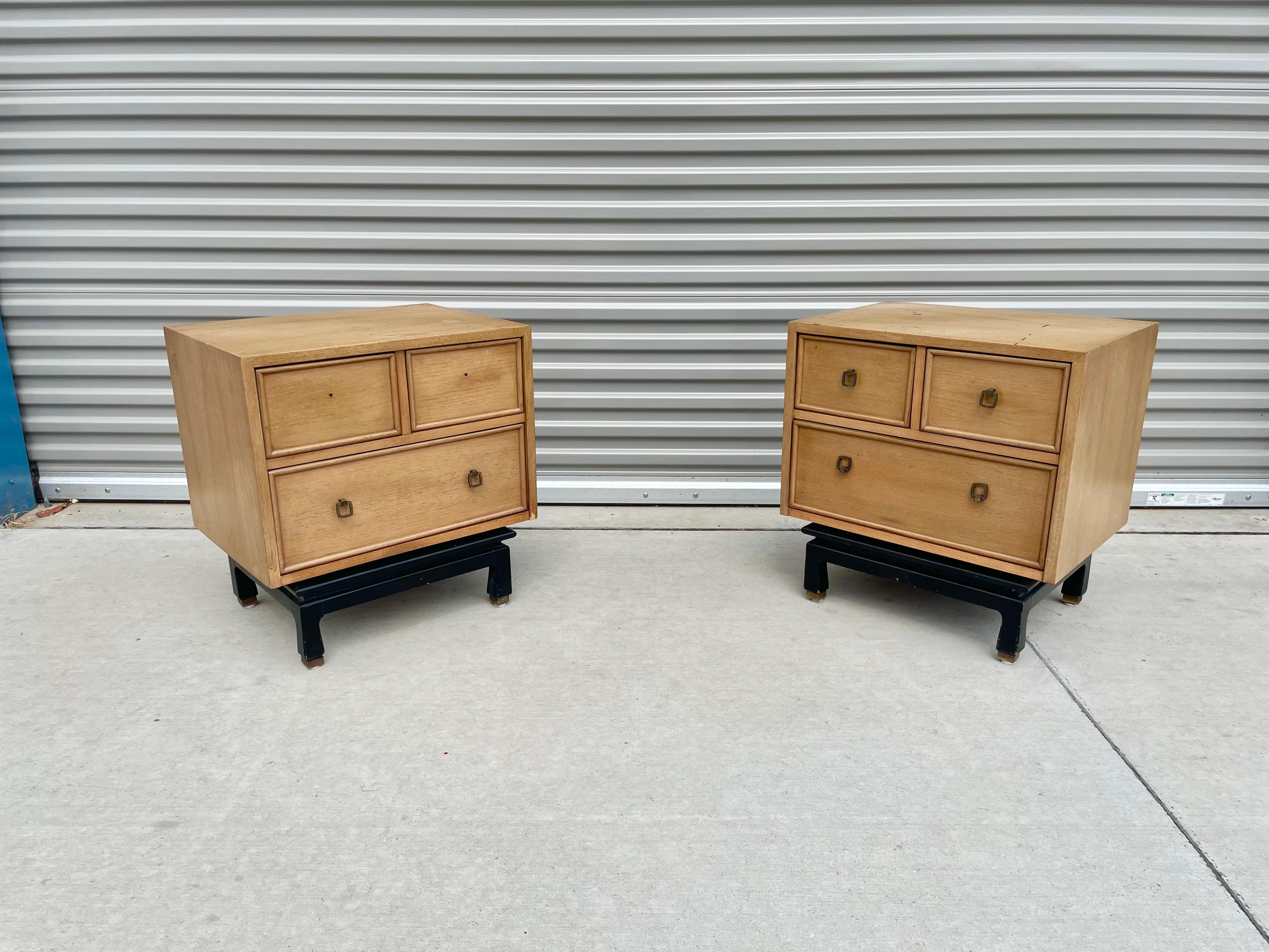 Mid-20th Century Vintage Nightstands by American of Martinsville For Sale