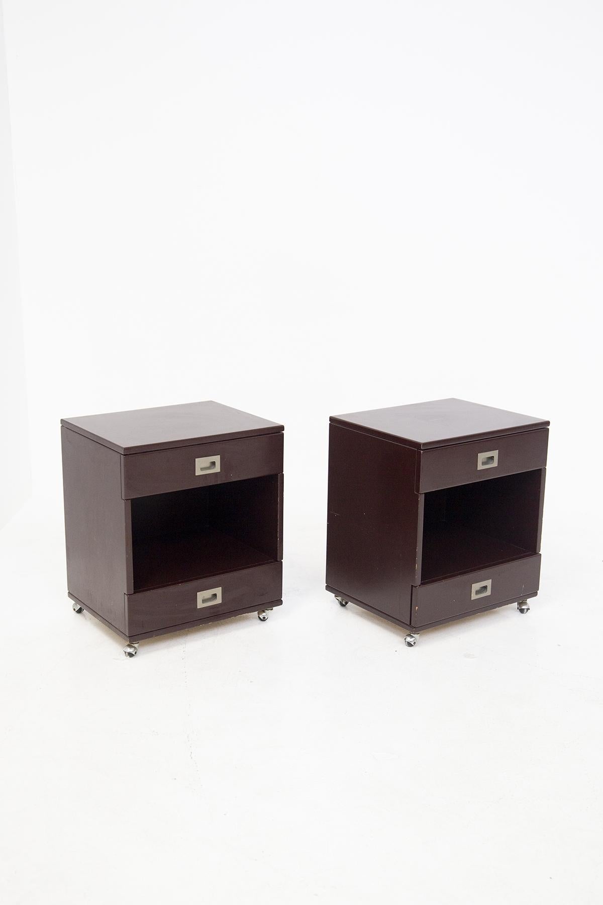 Vintage Nightstands in Wood by Luigi Caccia Dominioni for Residence Vips 2