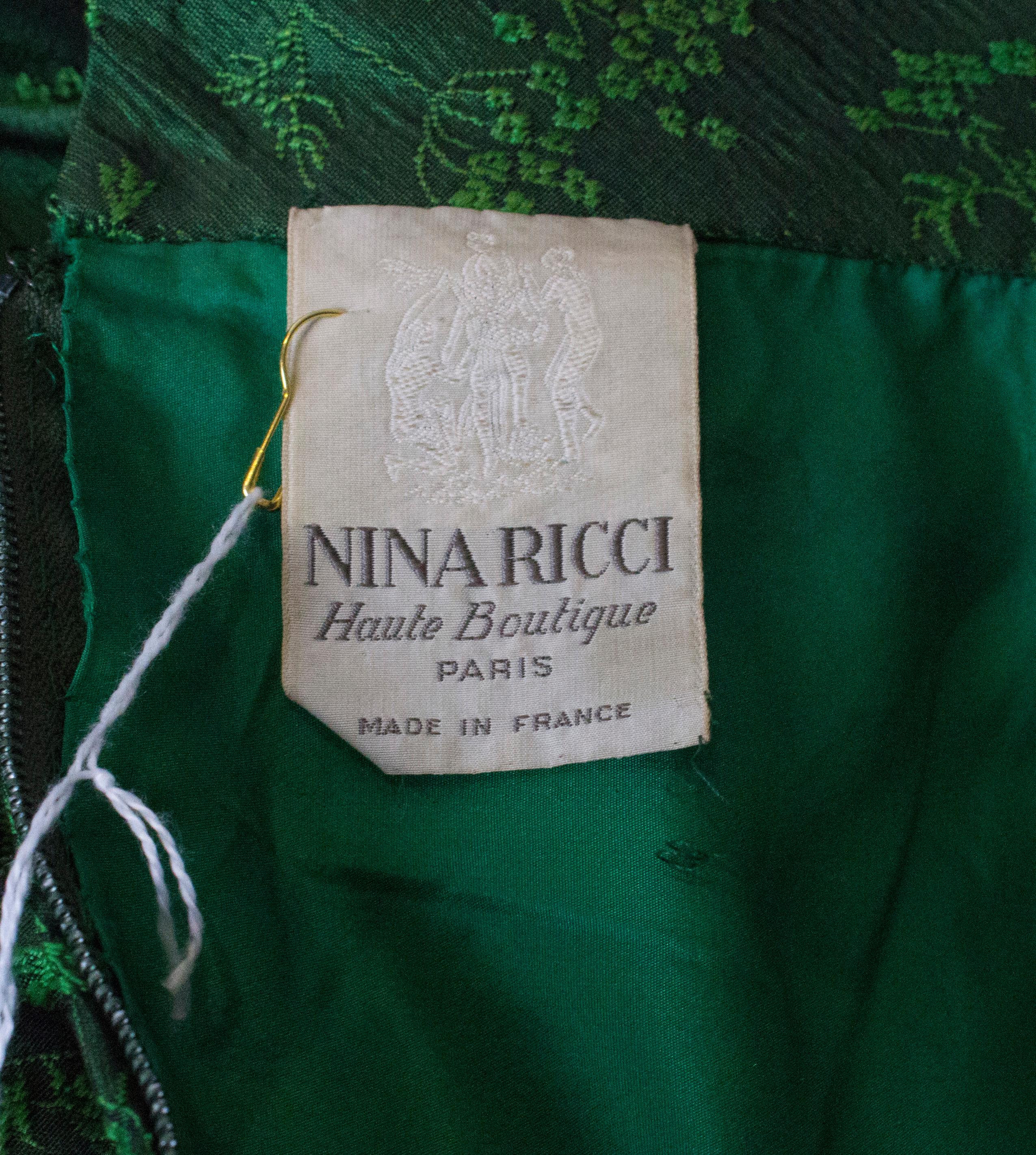 Vintage Nina Ricci Haute Boutique Cocktail Dress 3