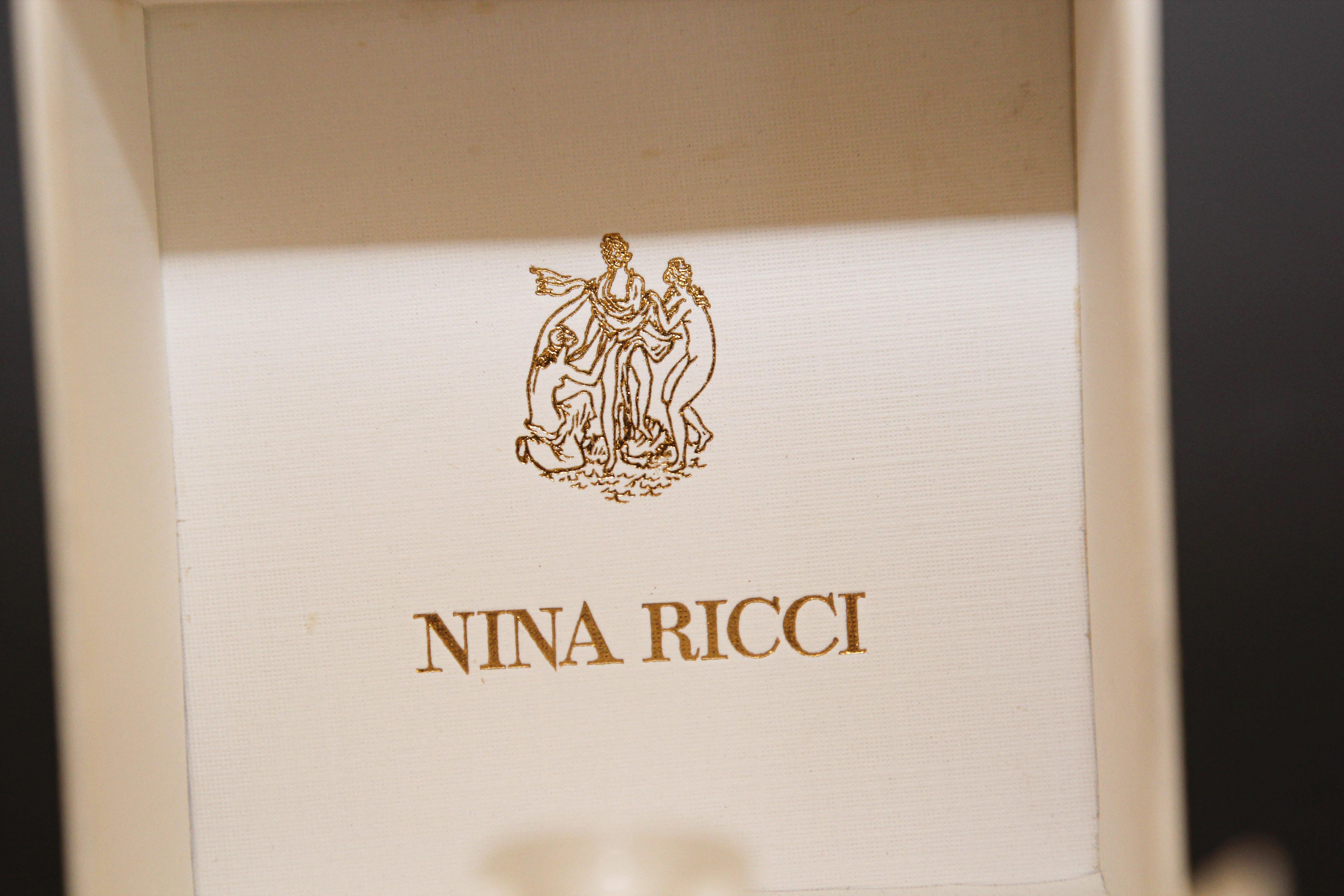 Vintage Nina Ricci L'Air Du Temps Lalique Double Dove For Sale 2